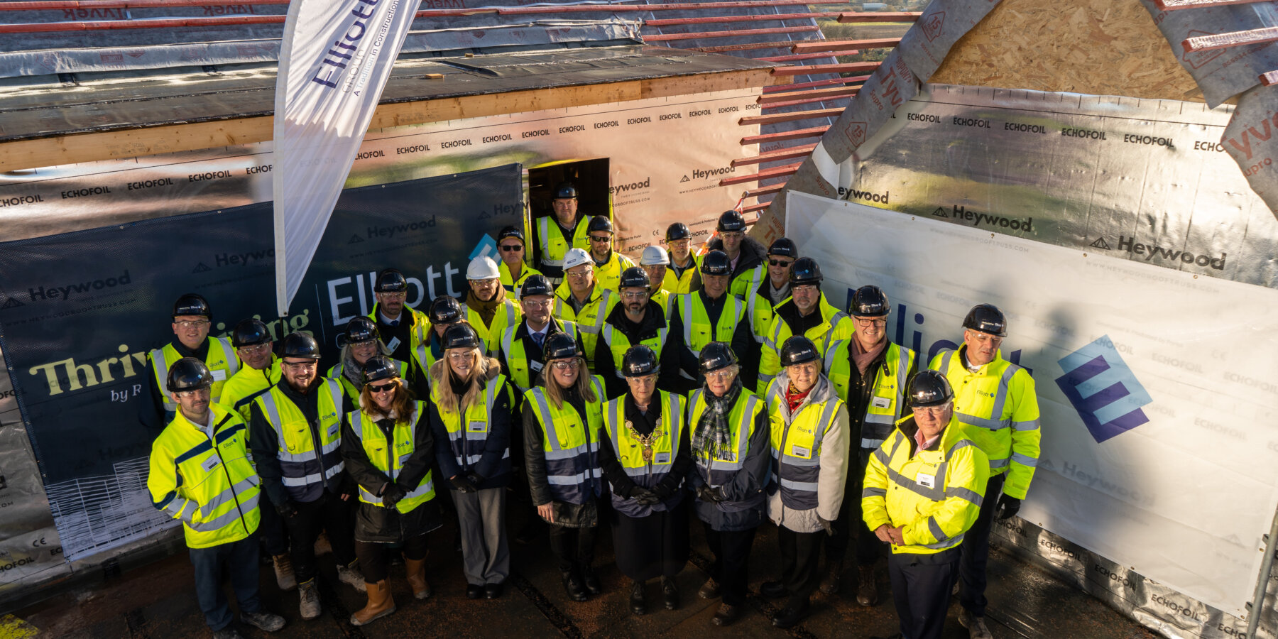 The Wyldewoods, Chester Elliott Group Topping Out