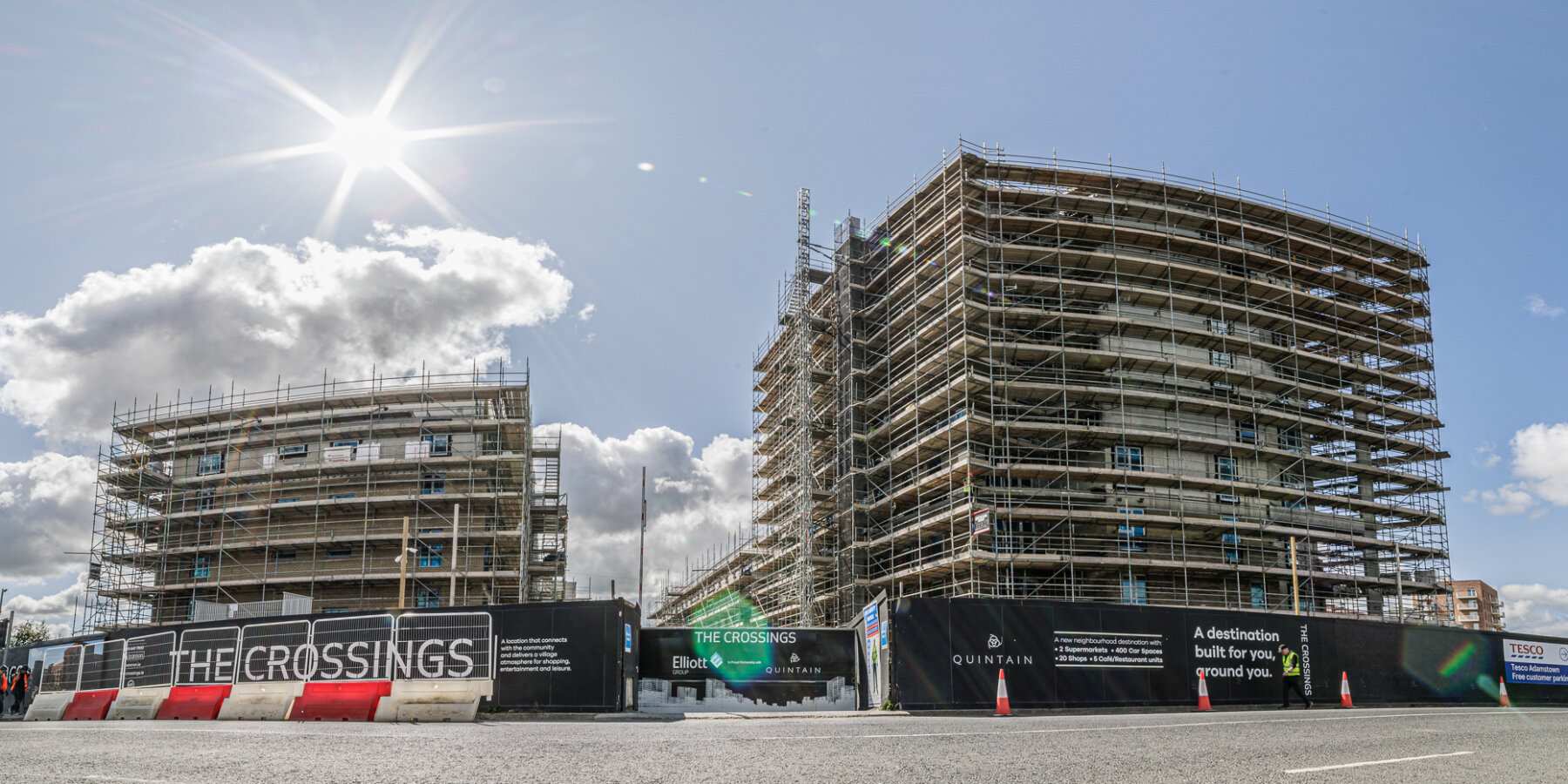 The Crossings Adamstown Block G in construction by Elliott Group