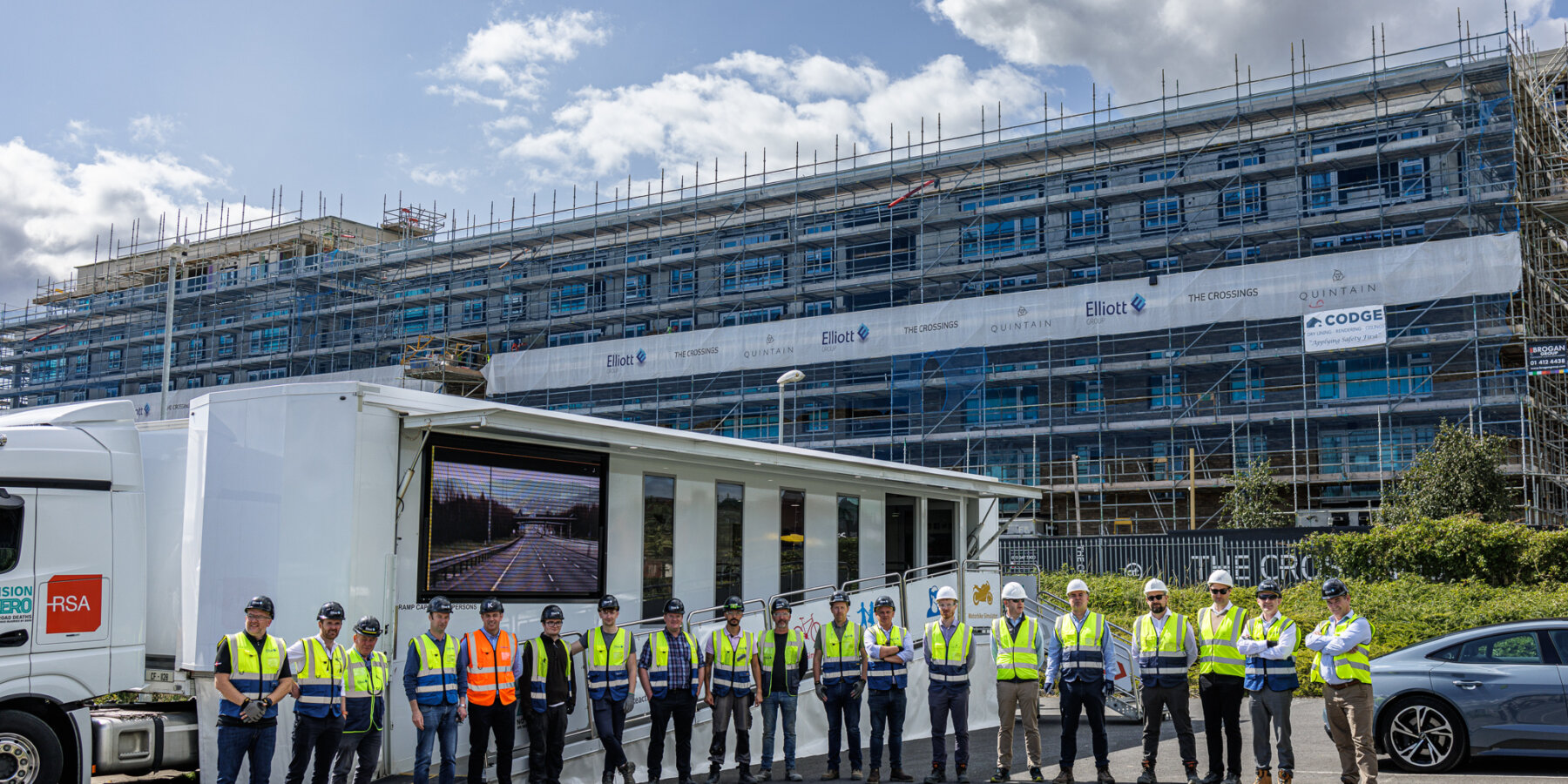 The Crossings Adamstown Block G in construction by Elliott Group. RSA Roadshow August 2023